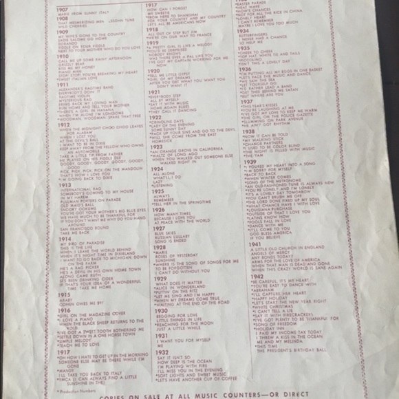 Piano Sheet music Vintage Piano Music Sheets 7 Total - Picture 7 of 14